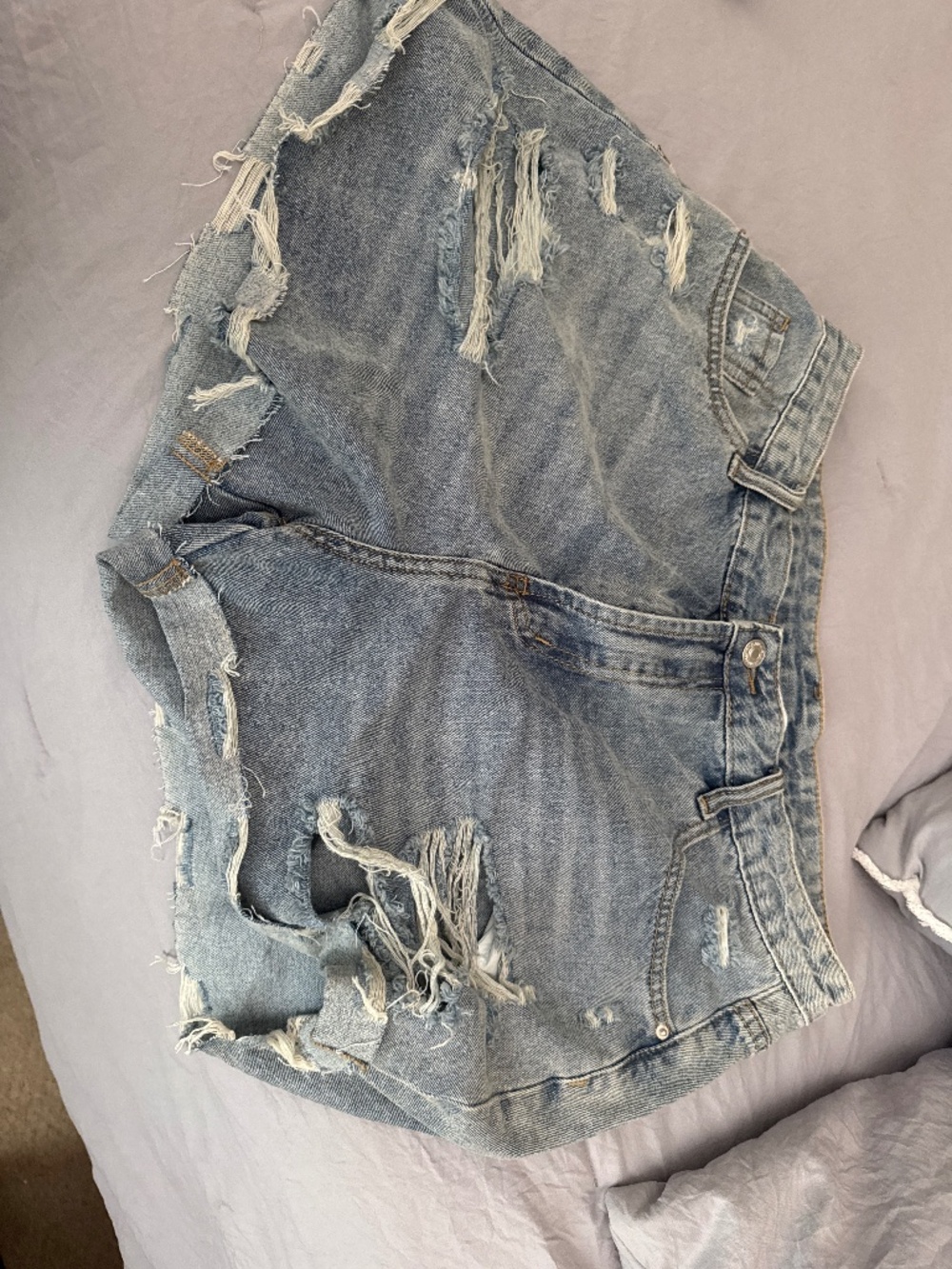 Denim shorts